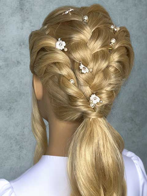 bridal and boho hair example